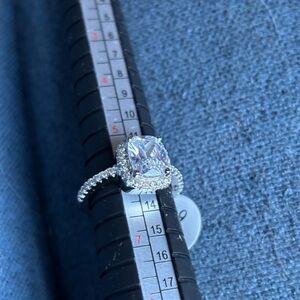 Women’s Engagement Ring Silver .925 Cubic Zirconia